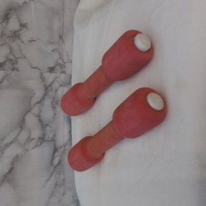 Padded 1lb hand weights